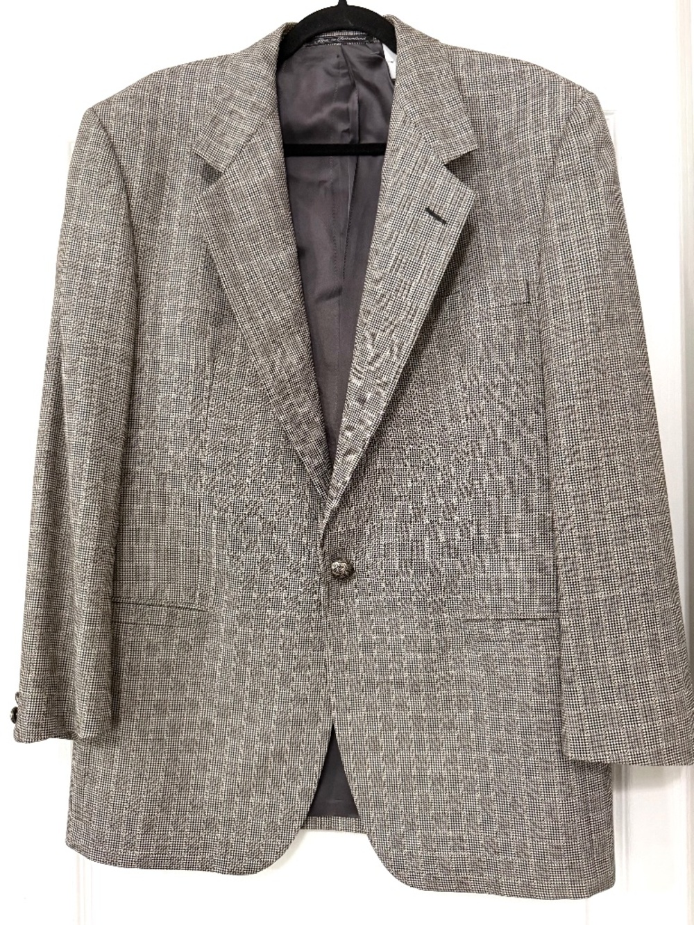 VTG V2 by Versace Men's Wool Houndstooth Blazer 38R / Medium